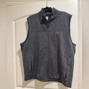 Men's Gray Fleece Vest